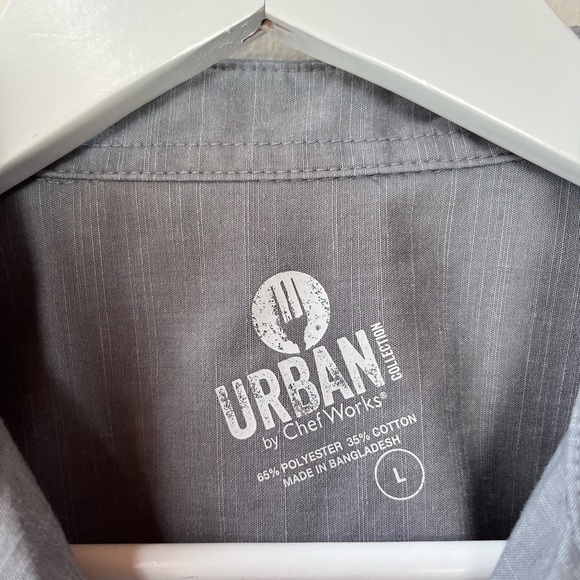 Urban Collection by Chef Works Chambray Shirts (3) Size Large $30ea or 3/$70 - Picture 3 of 6